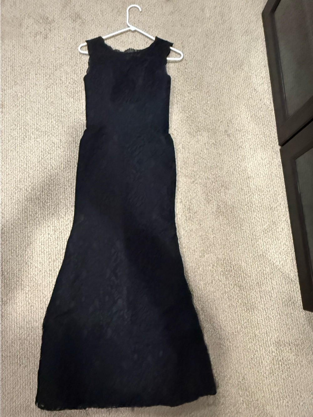 Elegant Black Lace Maxi Skirt